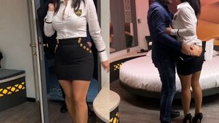 Végre megbasztam a óriási keblű bazinagy popós milf titkárnőmet a hotel szobában